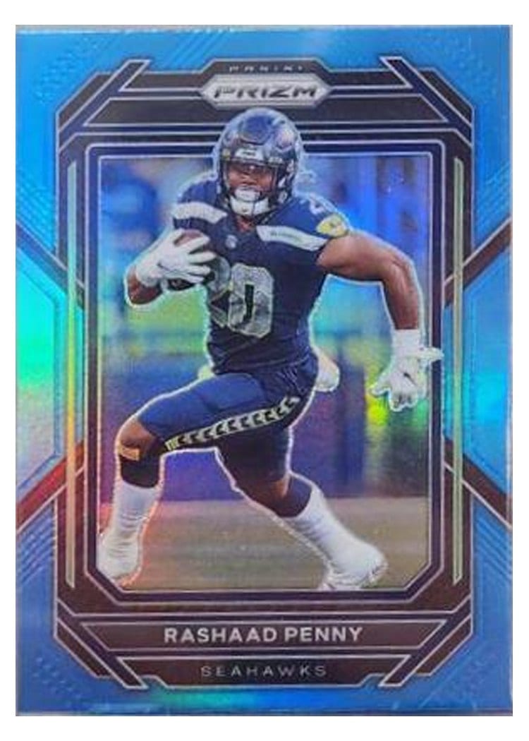 2022 Panini Prizm Base Set Rashaad Penny Blue #255 card
