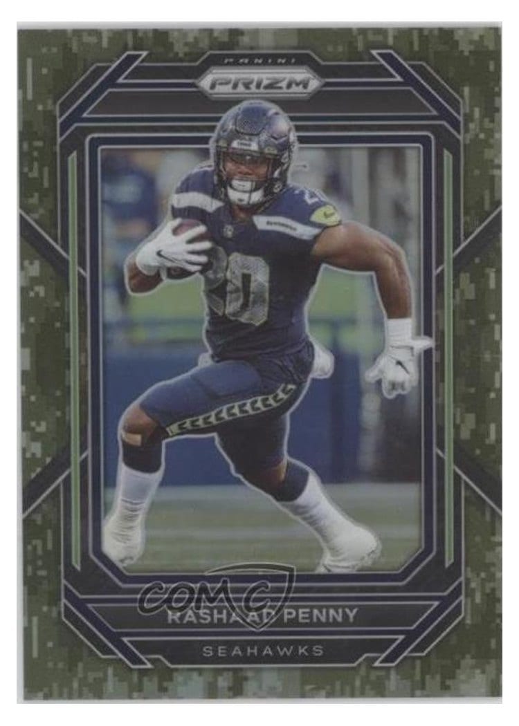 2022 Panini Prizm Base Set Rashaad Penny #255 card