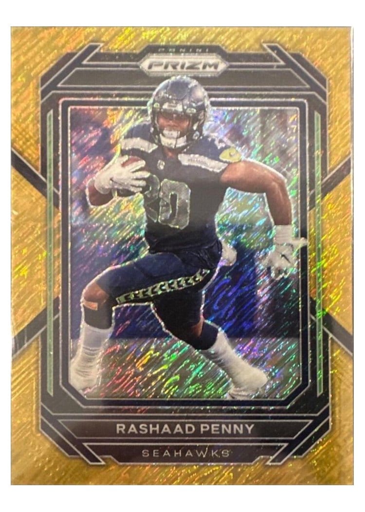 2022 Panini Prizm Base Set Rashaad Penny #255 card