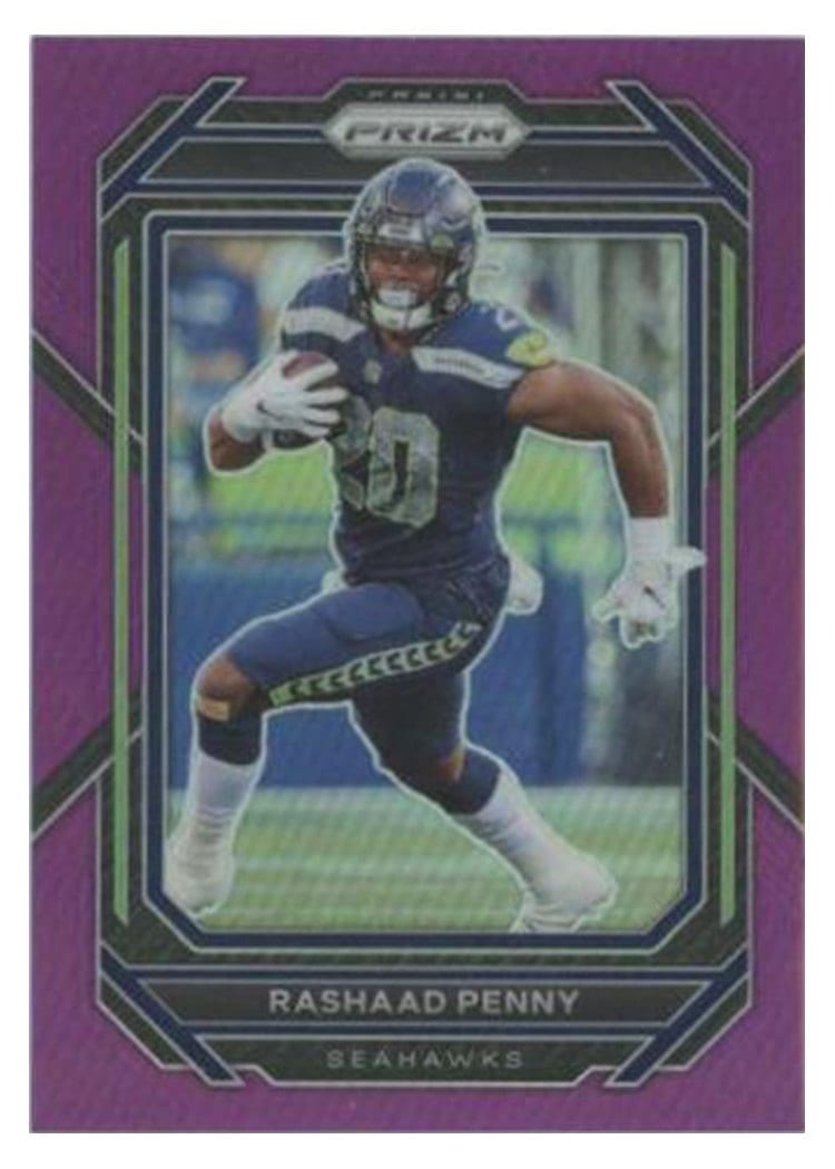 2022 Panini Prizm Base Set Rashaad Penny #255 card