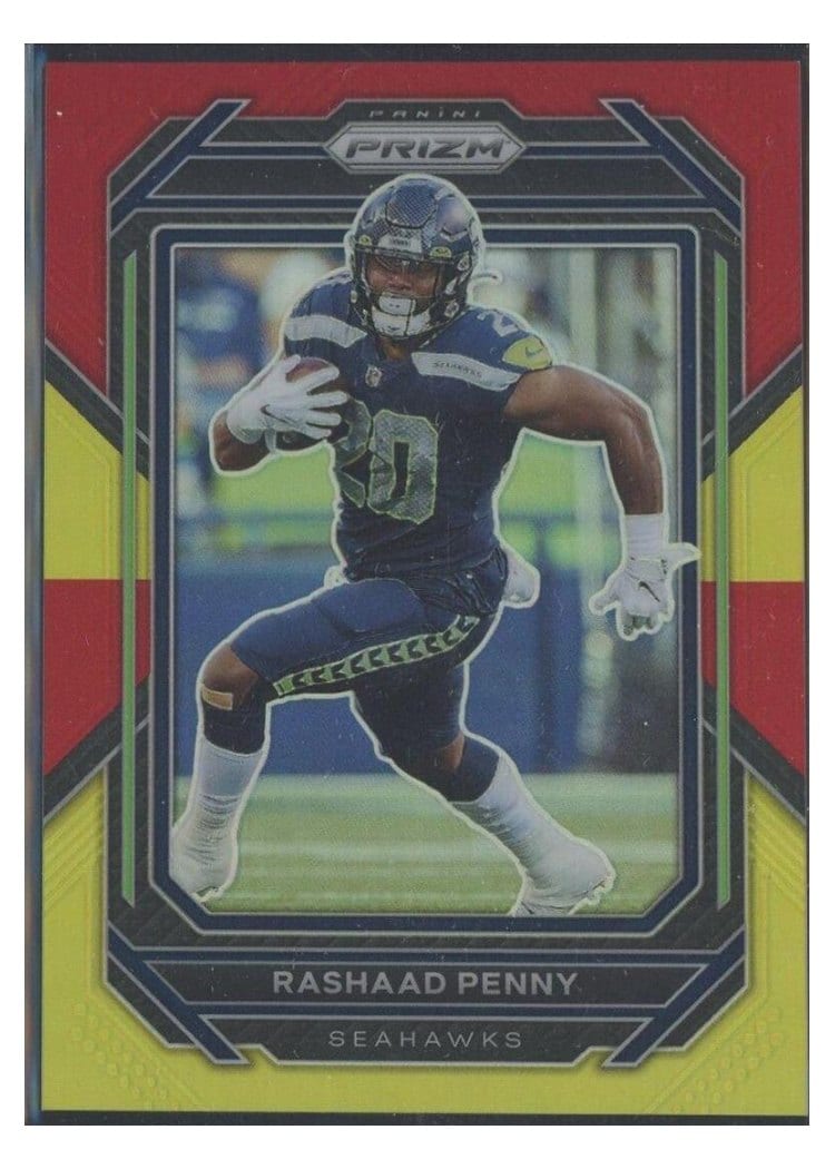 2022 Panini Prizm Base Set Rashaad Penny #255 card