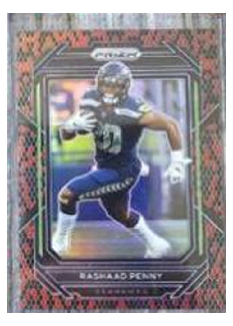 2022 Panini Prizm Base Set Rashaad Penny #255 card