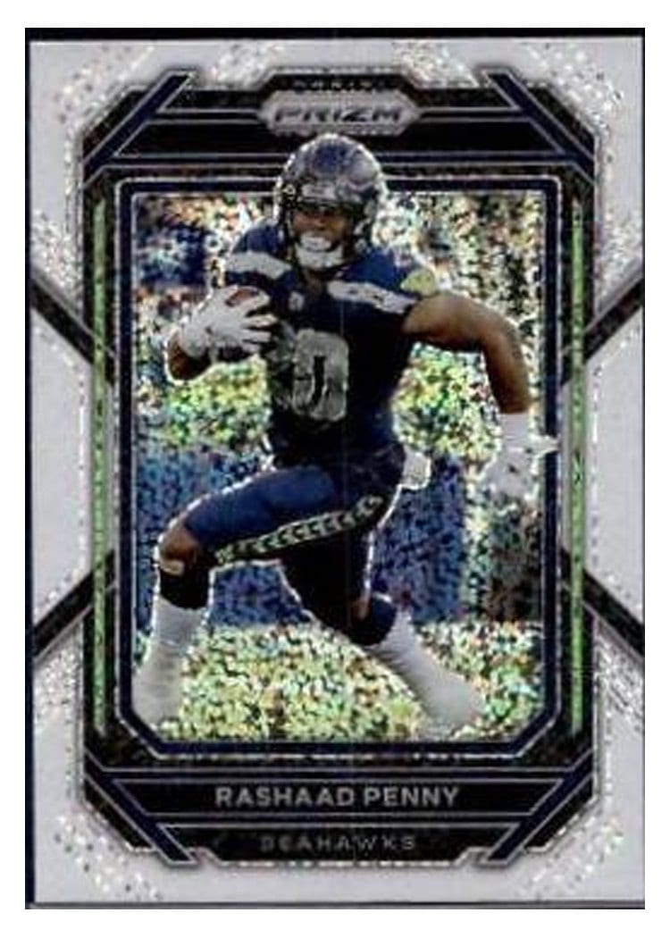 2022 Panini Prizm Base Set Rashaad Penny #255 card