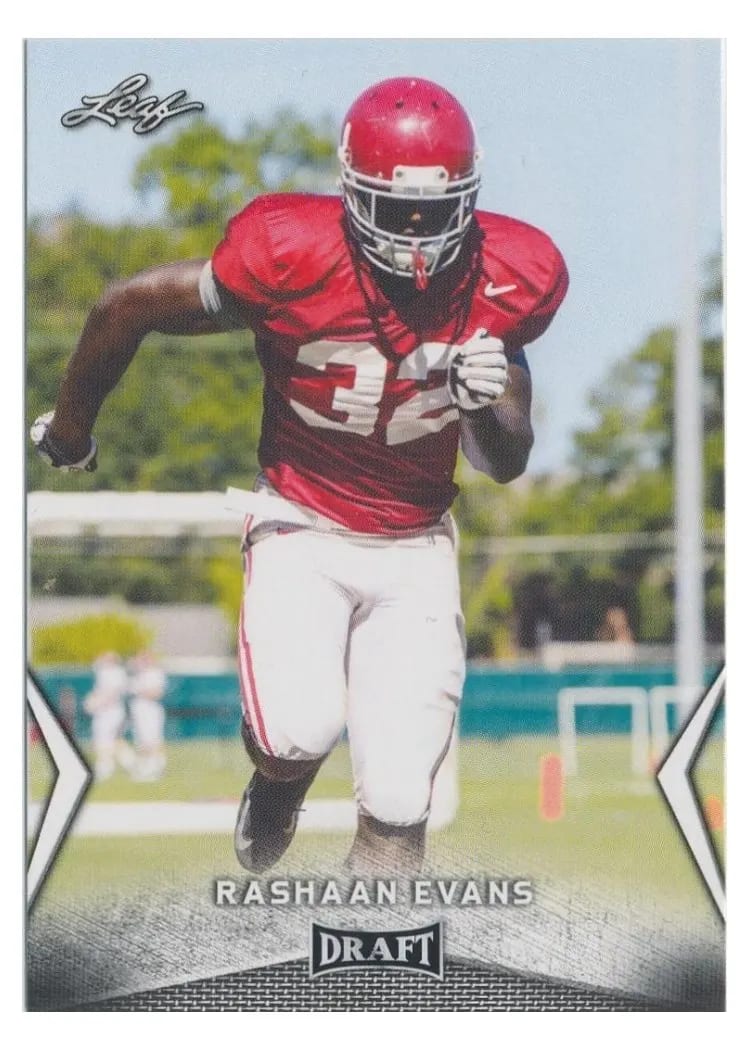 2018 Leaf Draft Rashaan Evans #48 card
