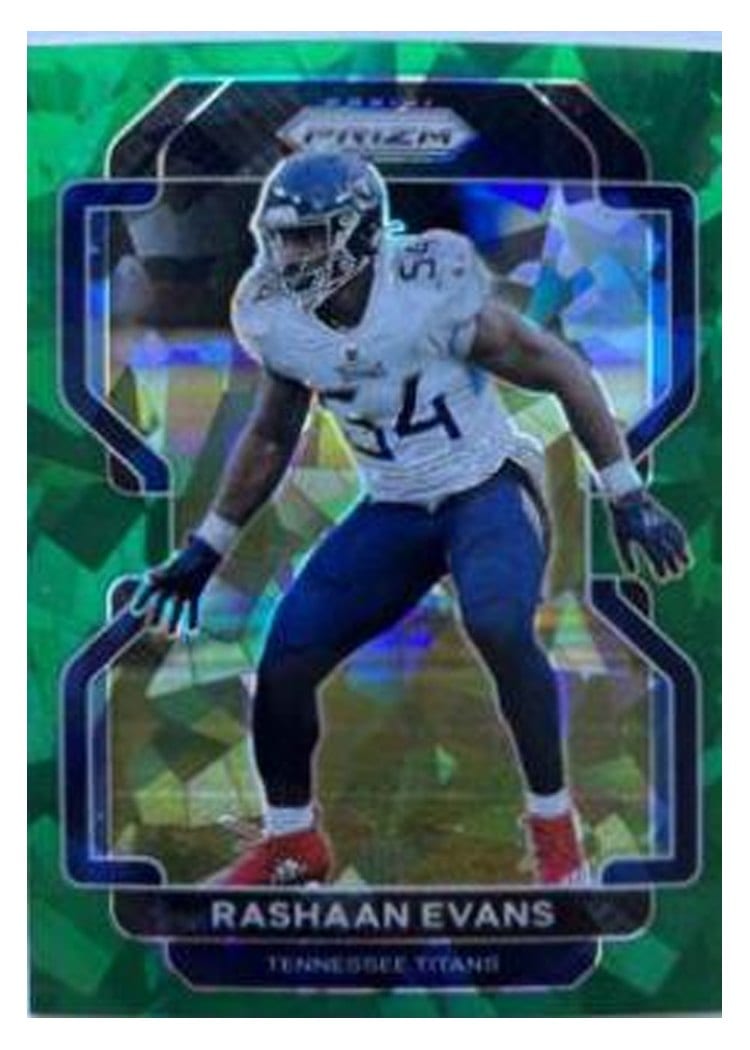 2021 Panini Prizm Base Set Rashaan Evans #6 card