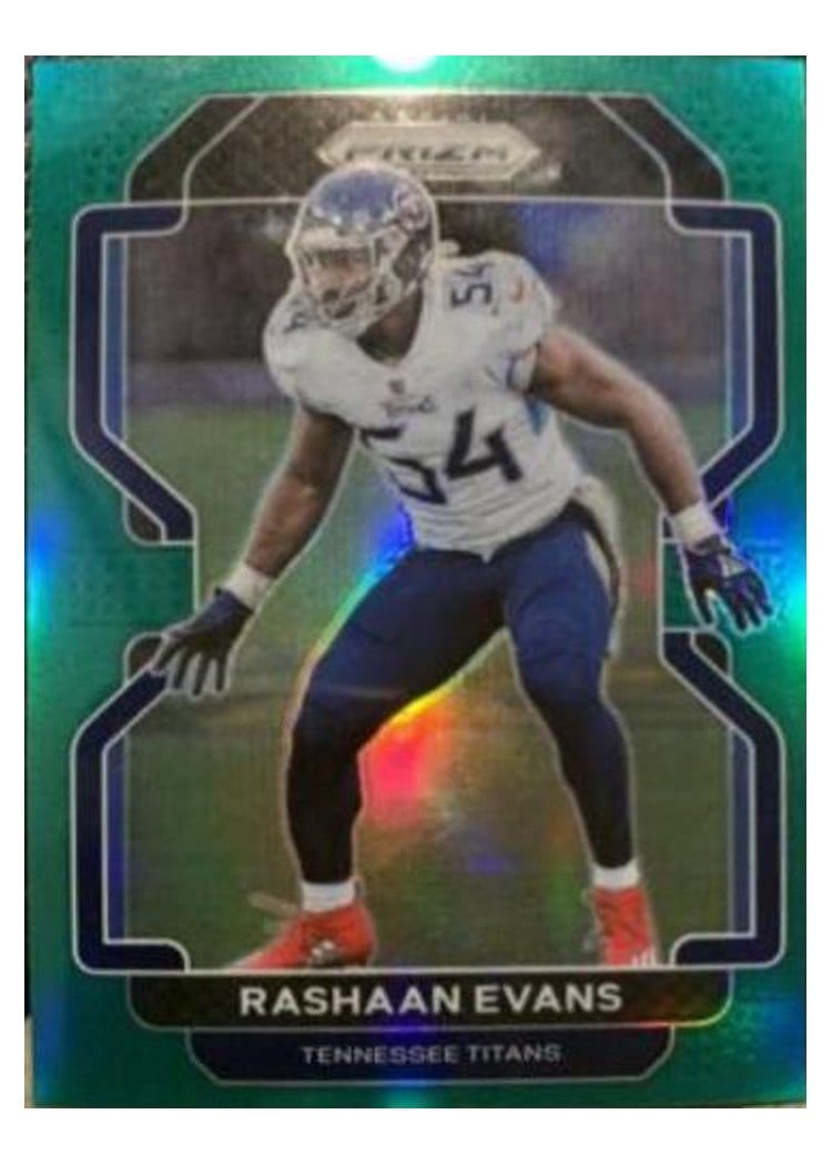 2021 Panini Prizm Base Set Rashaan Evans #6 card