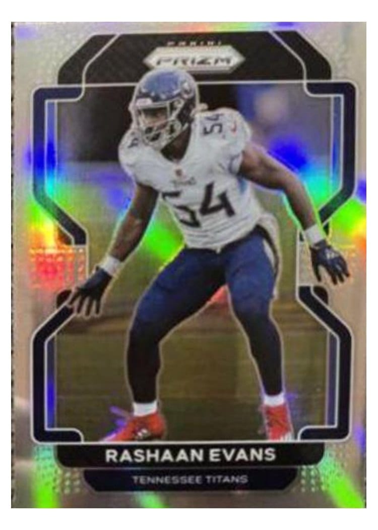 2021 Panini Prizm Base Set Rashaan Evans Silver Prizm #6 card