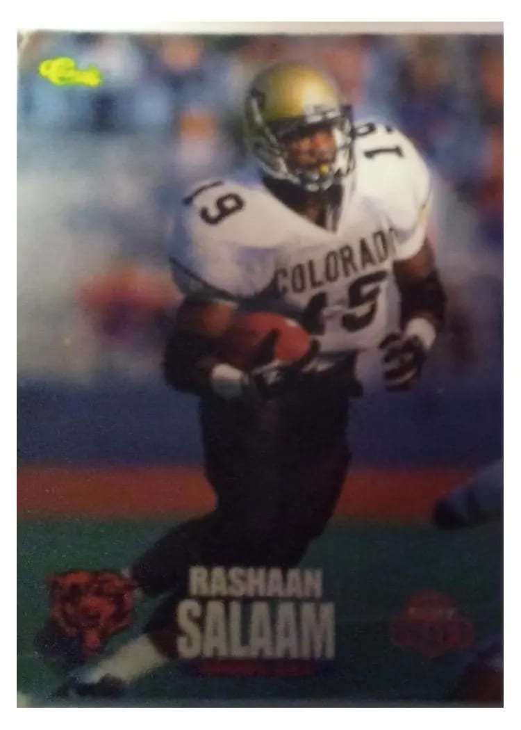 1995 Classic Rashaan Salaam #21 card