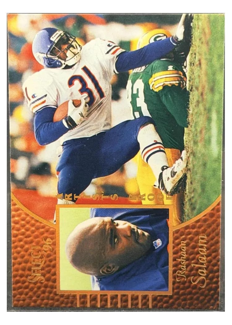 1996 Select Rashaan Salaam Artist's Proof #52 card