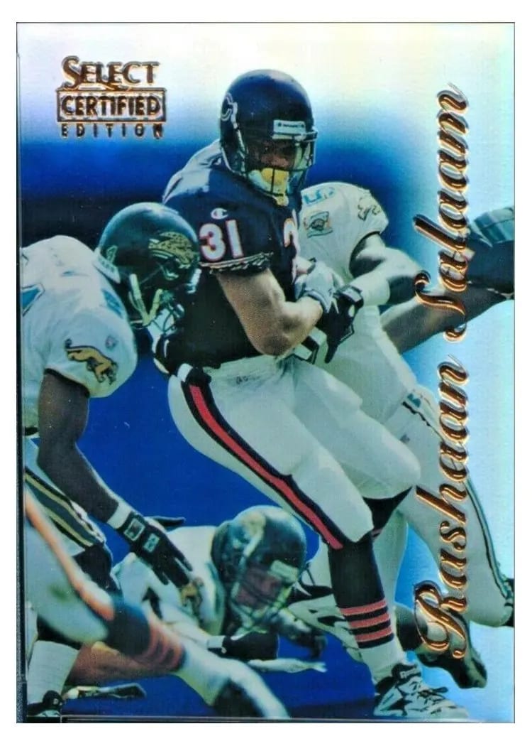 1996 Select Certified Rashaan Salaam #78 card