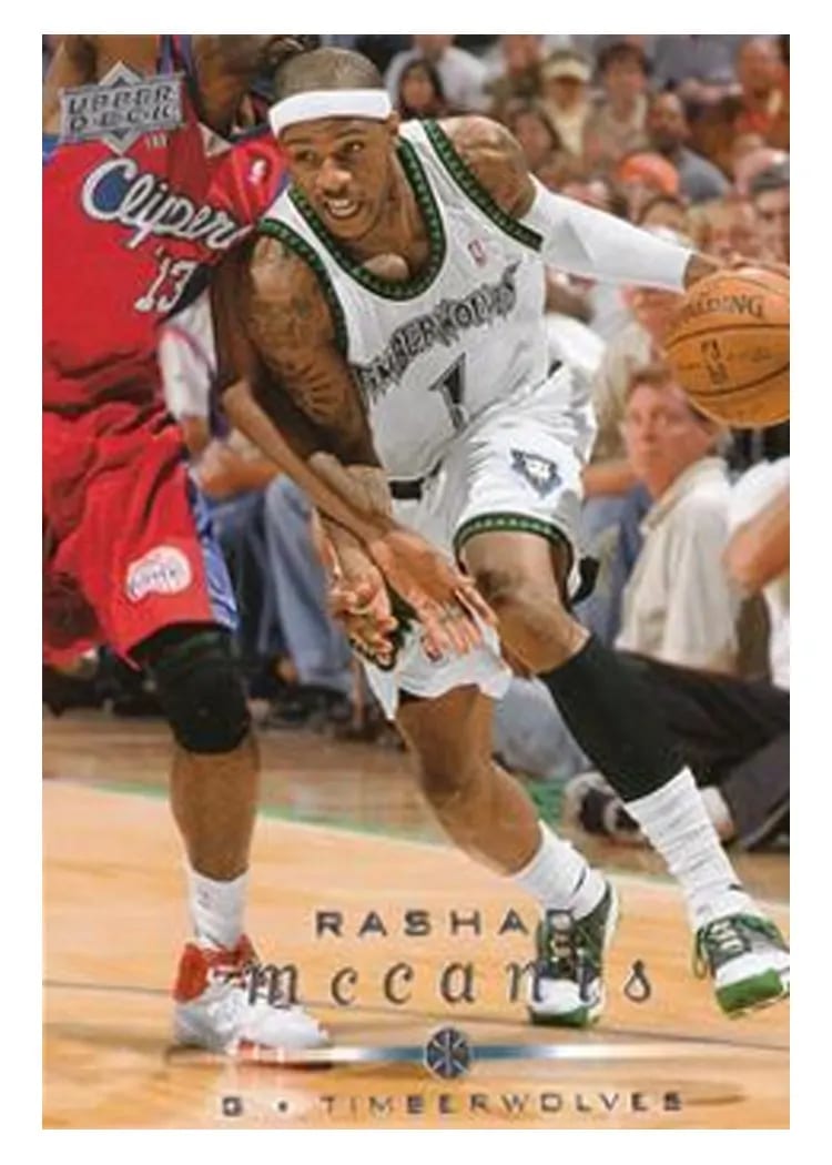 2008 Upper Deck Rashad McCants #110 card