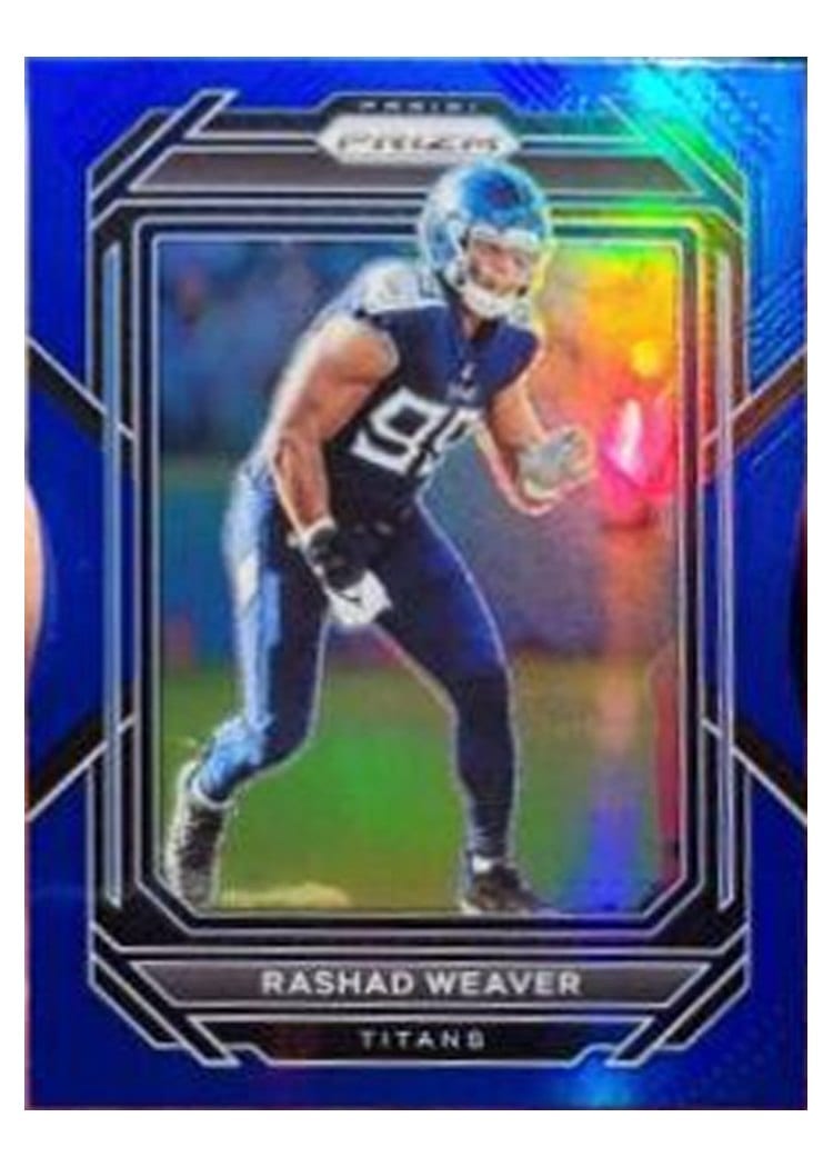 2022 Panini Prizm Base Set Rashad Weaver #286 card