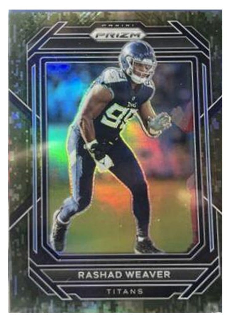 2022 Panini Prizm Base Set Rashad Weaver #286 card