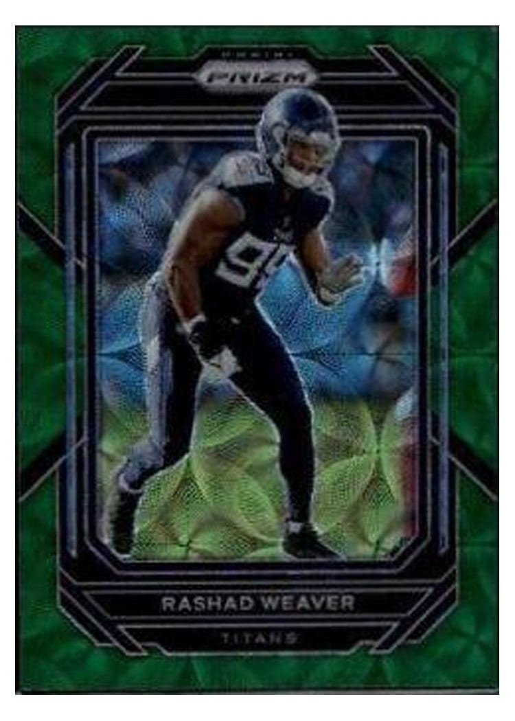 2022 Panini Prizm Base Set Rashad Weaver #286 card
