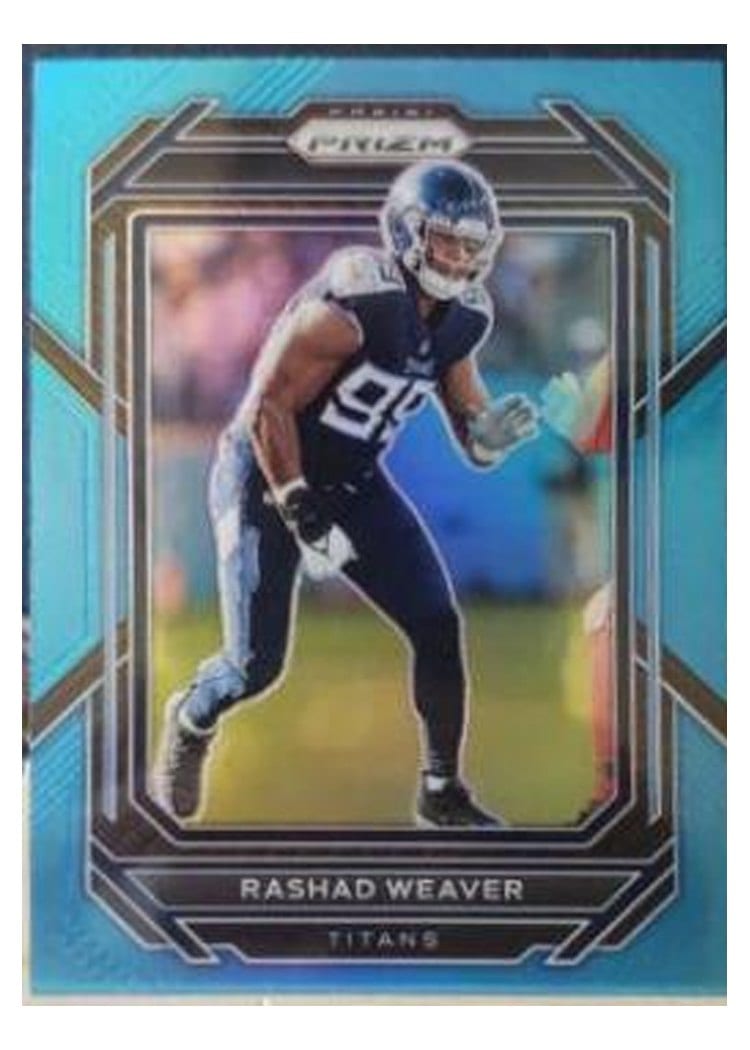 2022 Panini Prizm Base Set Rashad Weaver #286 card
