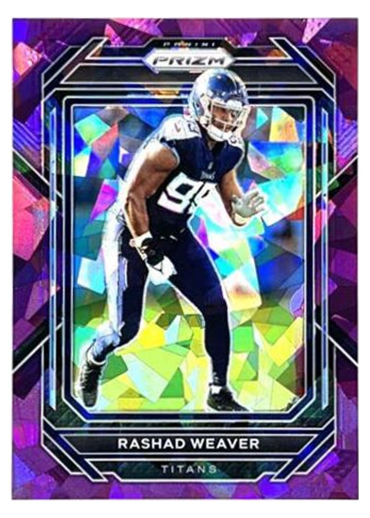 2022 Panini Prizm Base Set Rashad Weaver #286 card