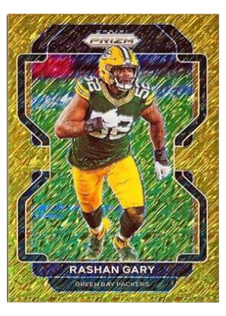 2021 Panini Prizm Base Set Rashan Gary #141 card