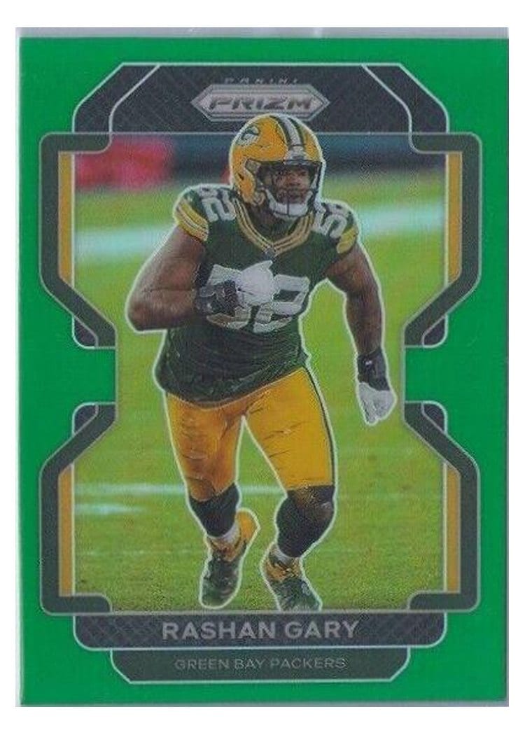 2021 Panini Prizm Base Set Rashan Gary #141 card