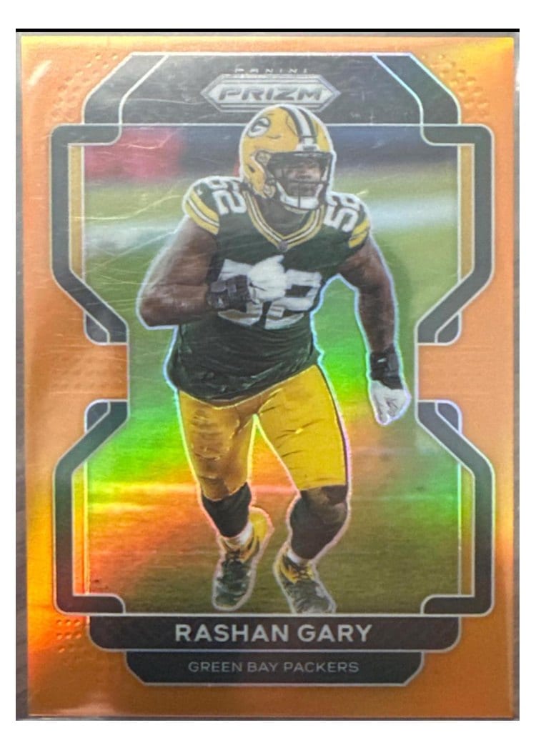 2021 Panini Prizm Base Set Rashan Gary #141 card