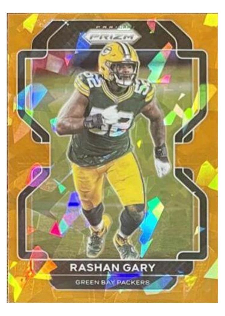 2021 Panini Prizm Base Set Rashan Gary #141 card
