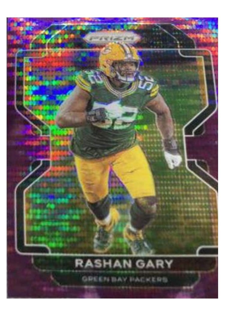 2021 Panini Prizm Base Set Rashan Gary #141 card