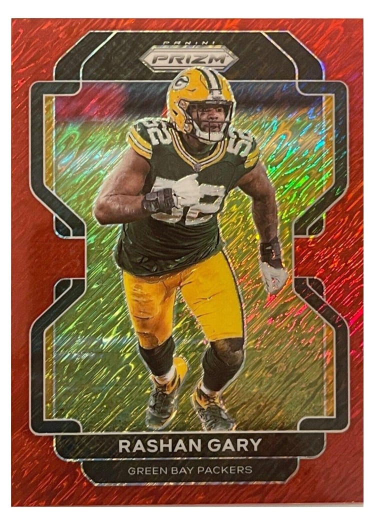 2021 Panini Prizm Base Set Rashan Gary #141 card