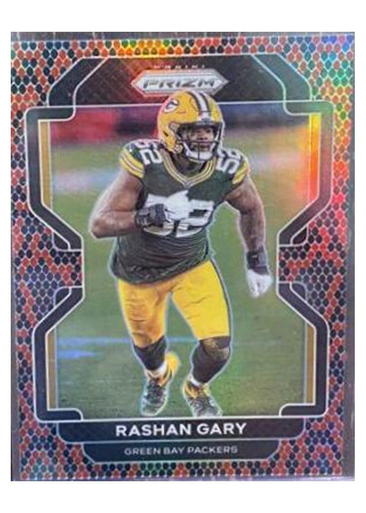 2021 Panini Prizm Base Set Rashan Gary #141 card