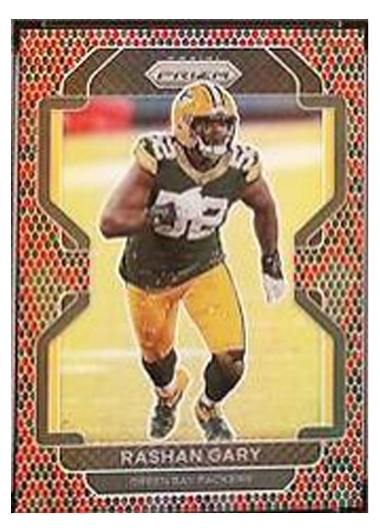 2021 Panini Prizm Base Set Rashan Gary #141 card