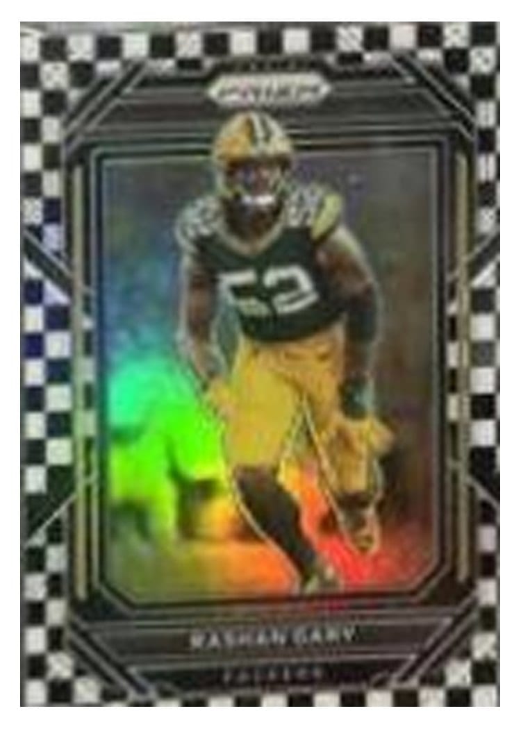 2022 Panini Prizm Base Set Rashan Gary #107 card