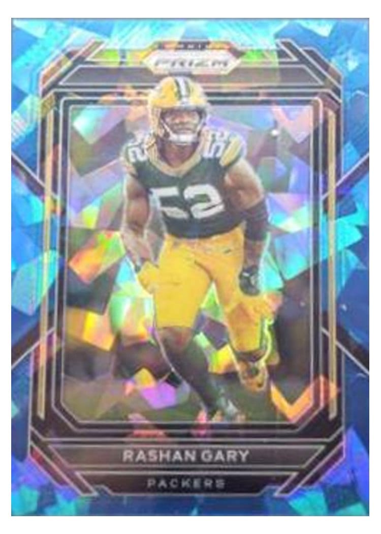 2022 Panini Prizm Base Set Rashan Gary #107 card