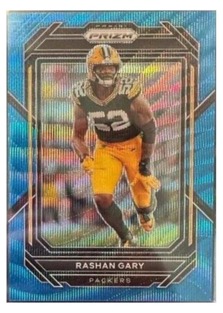 2022 Panini Prizm Base Set Rashan Gary #107 card