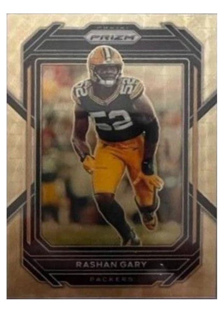2022 Panini Prizm Base Set Rashan Gary #107 card