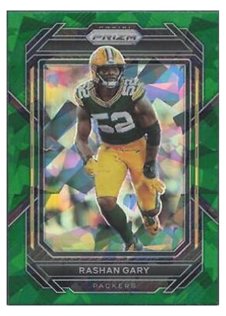 2022 Panini Prizm Base Set Rashan Gary #107 card