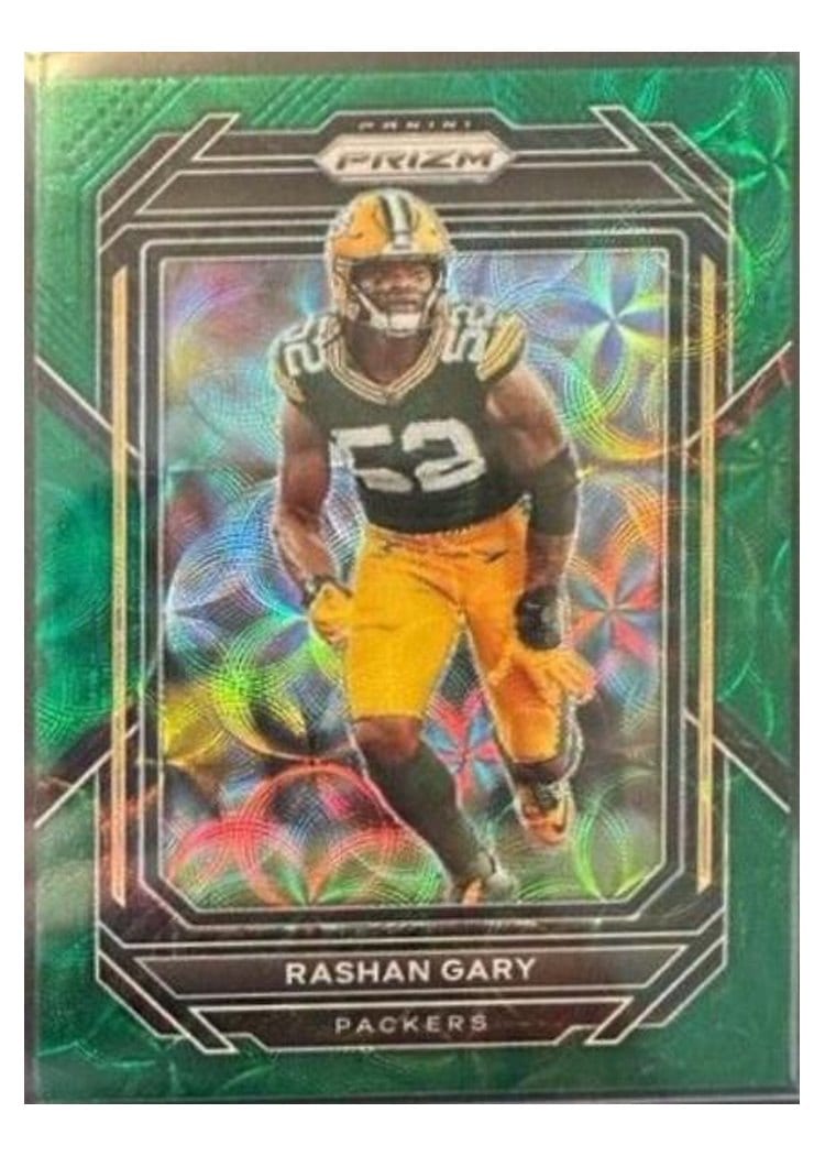 2022 Panini Prizm Base Set Rashan Gary #107 card