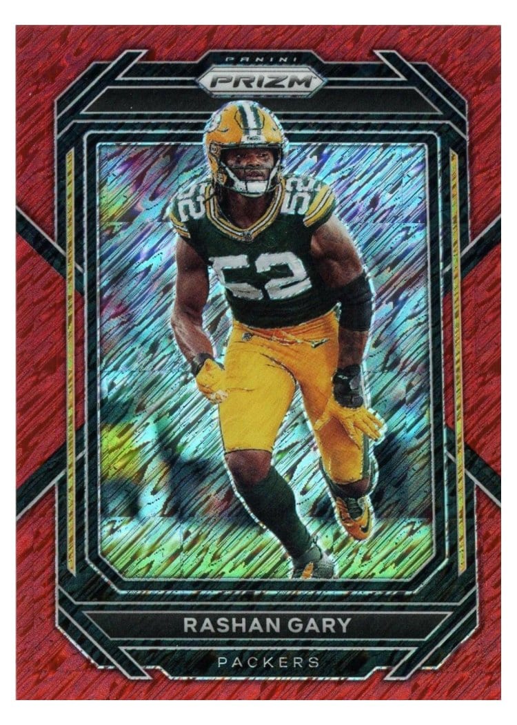 2022 Panini Prizm Base Set Rashan Gary #107 card