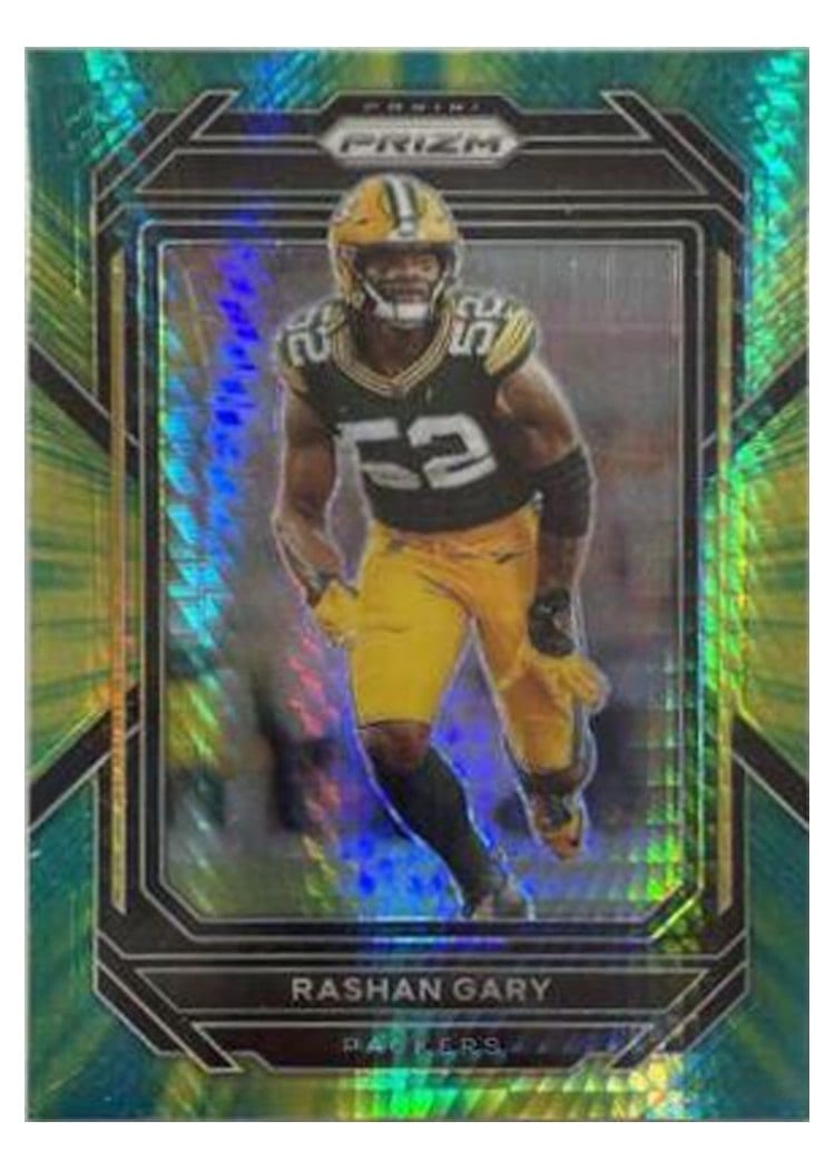 2022 Panini Prizm Base Set Rashan Gary #107 card