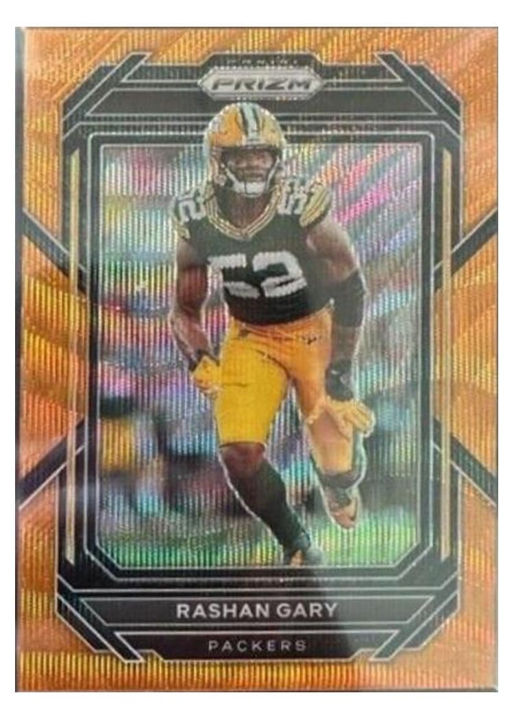2022 Panini Prizm Base Set Rashan Gary #107 card