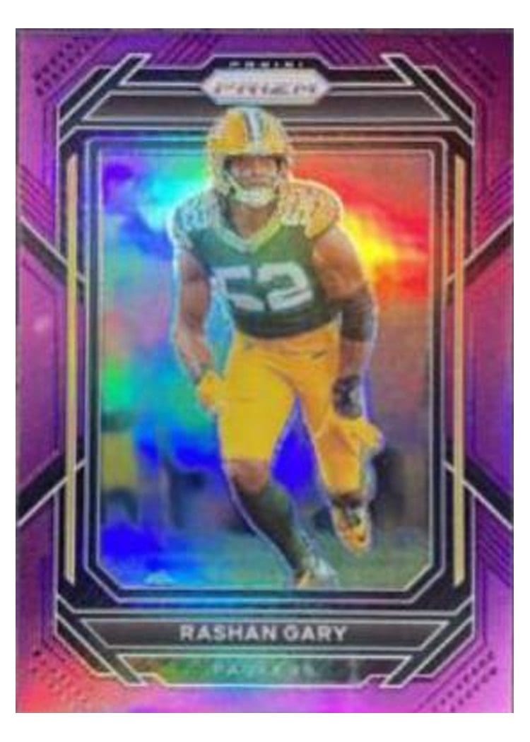 2022 Panini Prizm Base Set Rashan Gary #107 card