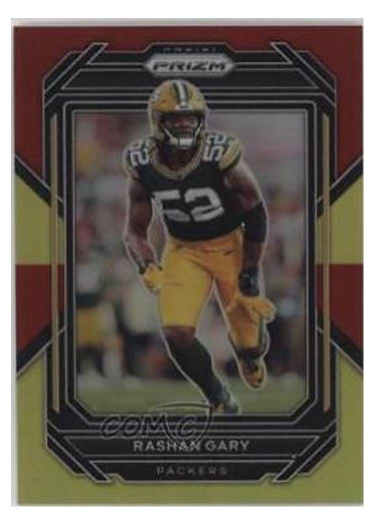 2022 Panini Prizm Base Set Rashan Gary #107 card