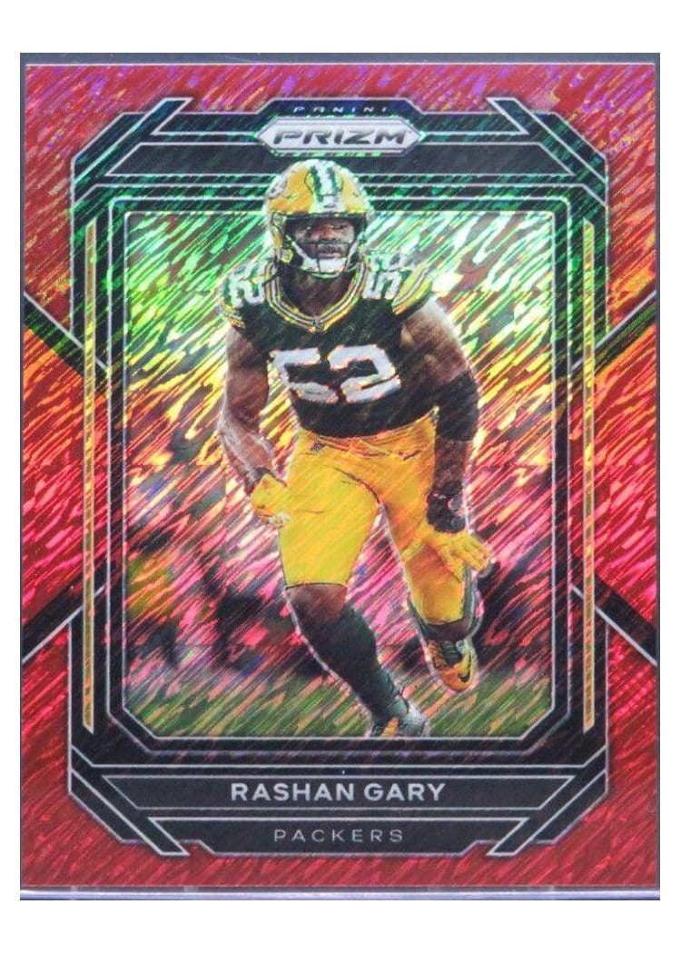 2022 Panini Prizm Base Set Rashan Gary #107 card