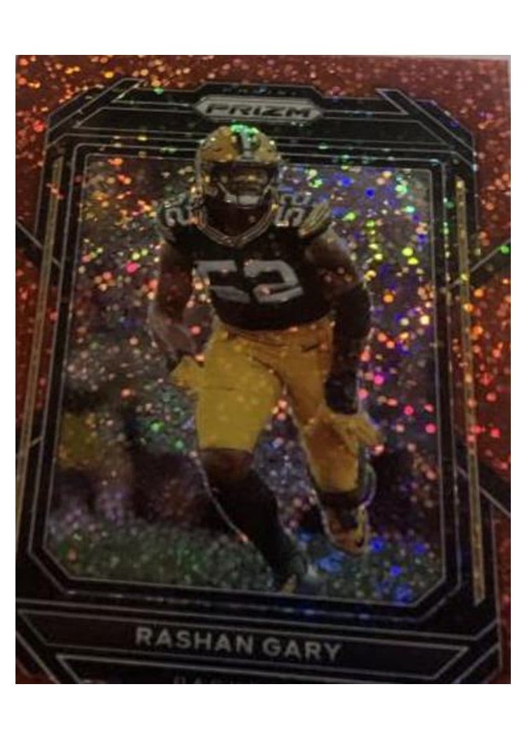 2022 Panini Prizm Base Set Rashan Gary #107 card