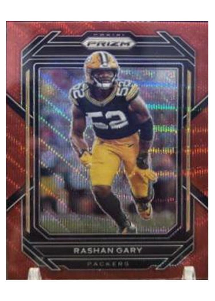 2022 Panini Prizm Base Set Rashan Gary #107 card