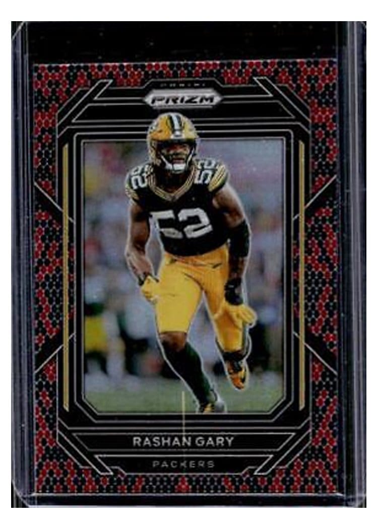 2022 Panini Prizm Base Set Rashan Gary #107 card