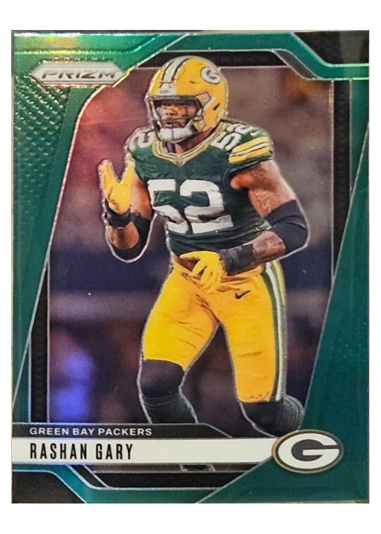 2024 Panini Prizm Base Set Rashan Gary #107 card