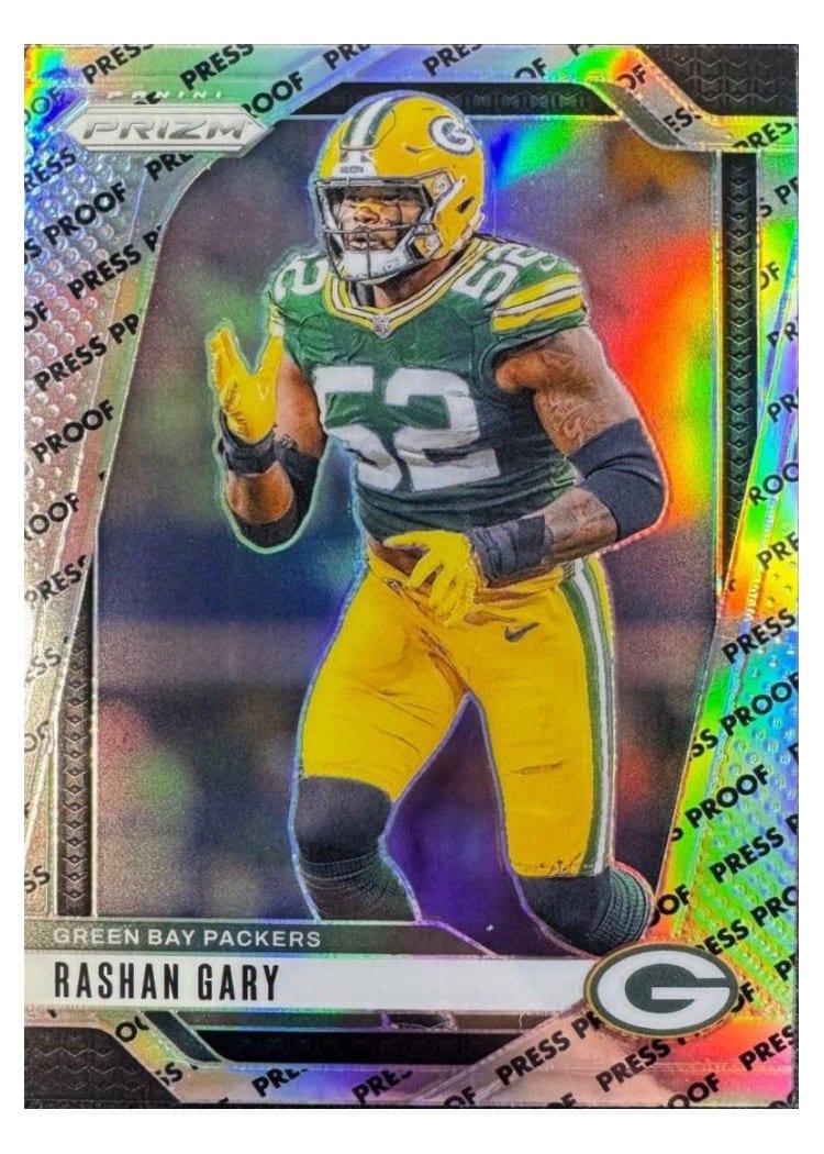 2024 Panini Prizm Base Set Rashan Gary #107 card