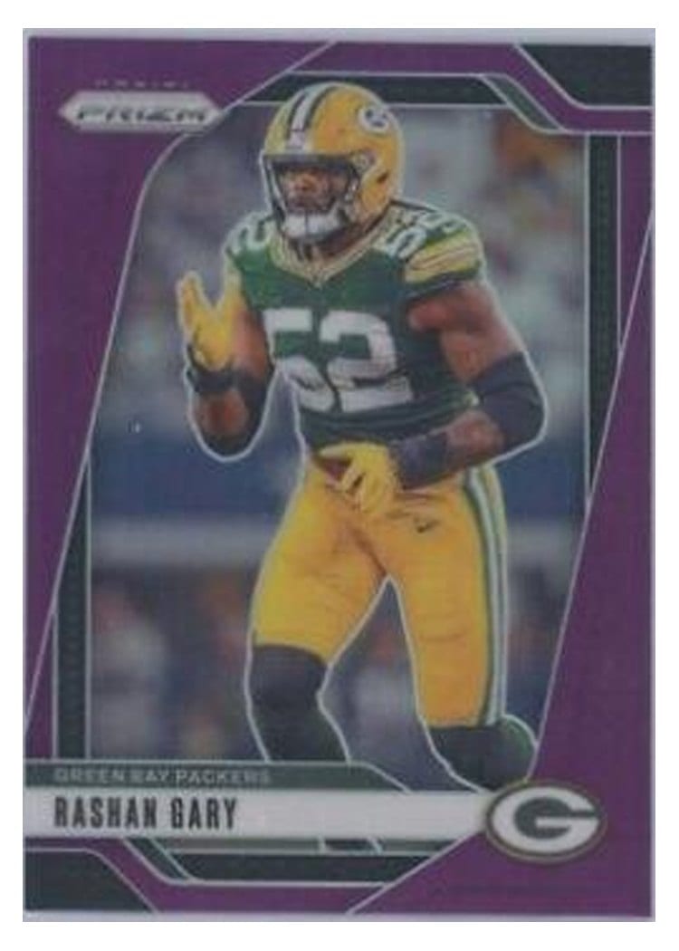 2024 Panini Prizm Base Set Rashan Gary #107 card