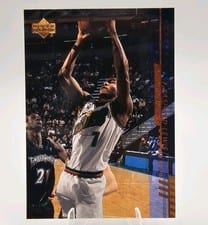 2000-01 Upper Deck Base Set Rashard Lewis #159 card