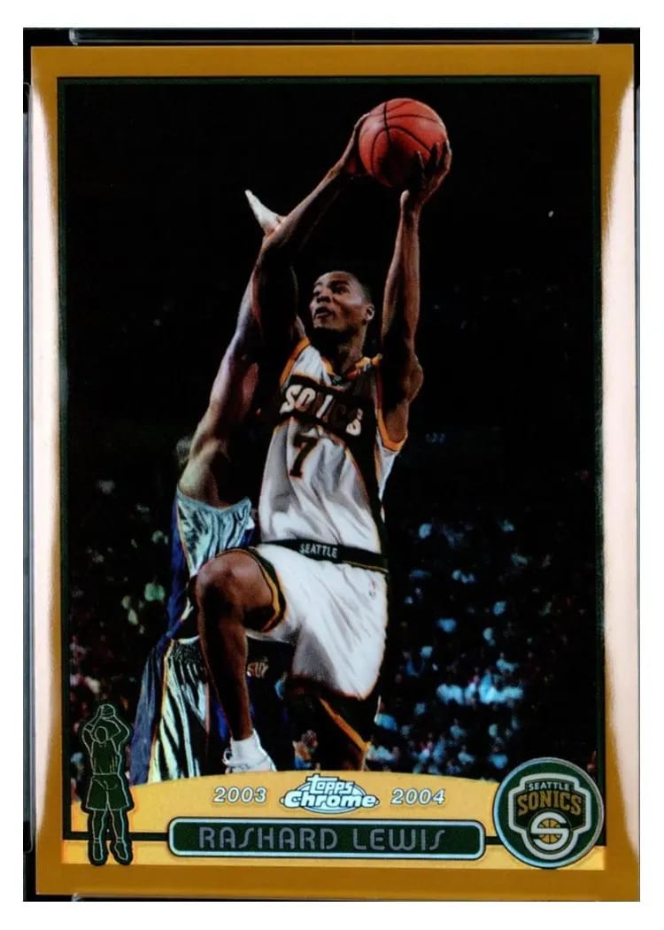 2003 Topps Chrome Rashard Lewis #109 card