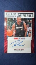 2023-24 Hoops Great SIGnificance Rashard Lewis #GS-LEW card