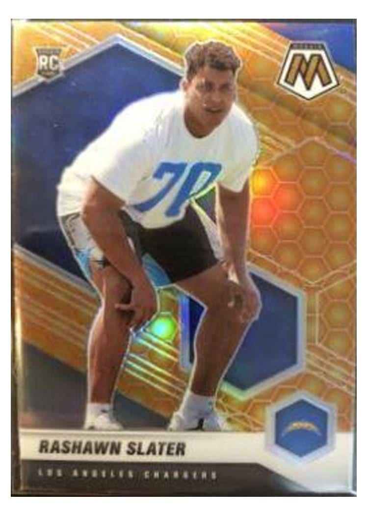 2021 Panini Mosaic Base Set Rashawn Slater #371 card